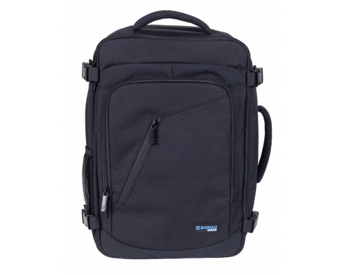 Plecak DONAU TRAVEL Warsaw, 15,6", 23l, USB + kabel, black