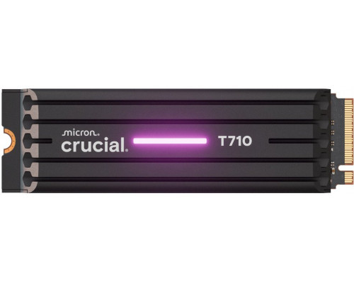 Crucial T710 with heatsink 4TB PCIe Gen5 NVMe M.2 2280 SSD