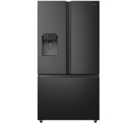 Hisense  NoFrost  612 L  augstums 179 cm  melna - SBS Ledusskapis  RF793N4SAFE (6921727074522)