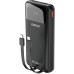 Dudao K15Pro 20000mAh 22.5W PD USB-C / USB-A / wbudowane kable Lightning, USB-C black