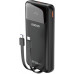 Dudao K15Pro 20000mAh 22.5W PD USB-C / USB-A / wbudowane kable Lightning, USB-C black