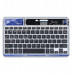 Dux Ducis Keyboard (CK Series) bezprzewodowa do laptopa / tabletu / telefonu przezroczysta