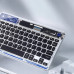 Dux Ducis Keyboard (CK Series) bezprzewodowa do laptopa / tabletu / telefonu przezroczysta