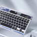 Dux Ducis Keyboard (CK Series) bezprzewodowa do laptopa / tabletu / telefonu przezroczysta