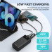 BWOO 65W  30000 mAh 2 x USB-A, 1 x Type C  wyświetlaczem LCD Black