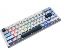 gamingowa bezprzewodowa mechaniczna AK680 MAX (8+8K) Magnetic Switch-Blue-White-Dark Blue Keycaps-RGB -Aluminum Positioning Plate-3 Model Version