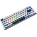 gamingowa bezprzewodowa mechaniczna AK680 MAX (8+8K) Magnetic Switch-Blue-White-Dark Blue Keycaps-RGB -Aluminum Positioning Plate-3 Model Version