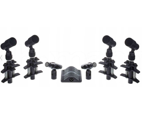 beyerdynamic TG Drum Set PRO M Zestaw mikrofonów do perkusji z uchwytami i torbą