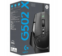Przewodowa Logitech G502X Black Optyczna HERO 25K GAMINGOWA