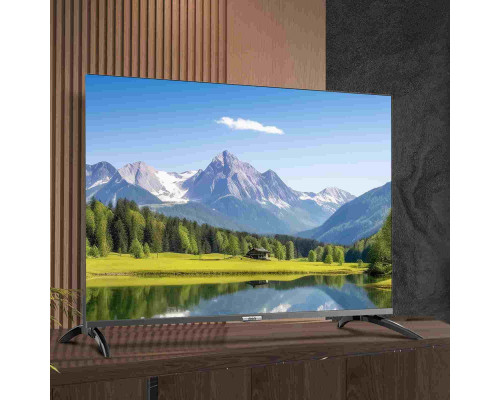 CHiQ U43QST TV 43, UHD, QLED, Google TV, DLG 120 Hz, Dolby Audio, Frameless, metaliczna