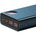 Baseus Adaman powerbank 2x USB / 1x USB Typ C / 1x micro USB 20000mAh 65W Quick Charge 4.0 Power Delivery Blue (PPIMDA-E03)