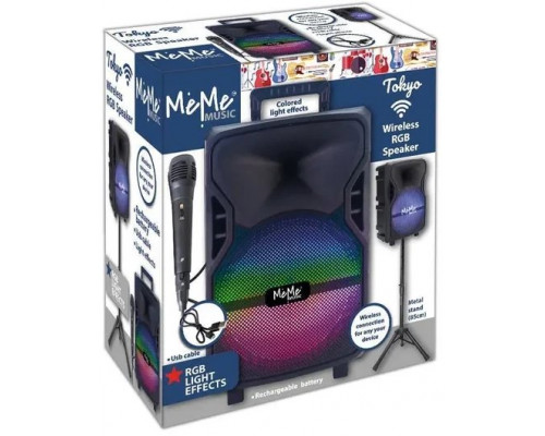 MEME GŁOŚNIK BEZPRZEWODOWY ZE STATYWEM I MIKROFONEM (TOKYO)