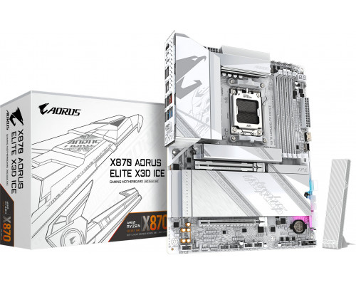 AMD X870 Gigabyte X870 AORUS ELITE X3D ICE