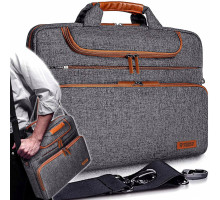 Na Laptopa 15,6" Pokrowiec Etui Na Dokumenty Do Pracy Materiałowa