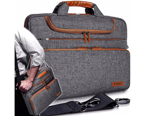 Na Laptopa 15,6" Pokrowiec Etui Na Dokumenty Do Pracy Materiałowa