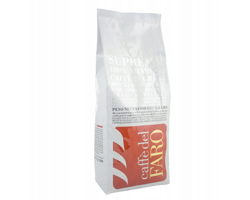 ZESTAW - Caffe del Faro Suprema 100% Arabica 2x1kg + filiżanka do espresso