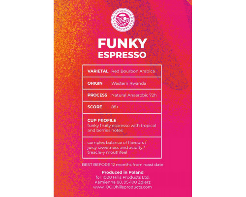 RWANDA MUHABURA FUNKY ANAEROBIC ESPRESSO 400g