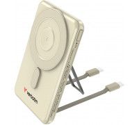 Verbatim, powerbank z bezprzewodowym �adowaniem, 5V, �adowanie telefonu, 32253, 5 000mAh, Mocowanie magnetyczne, z�ota