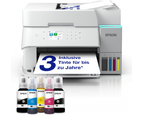 EPSON EcoTank ET-3956 Inkjet MFP A4 18ppm ISO USB WLAN Wi-Fi