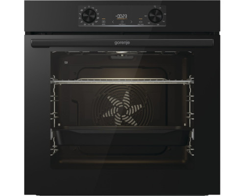 Gorenje 77 L pirolitiska tirisana melna - Iebuvejama elektriska cepeskrasns