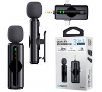 PLATINET WIRELESS LAVALIER MICROPHONE MIKROFON KOŁNIERZYKOWY SINGLE SET [46293]