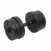 Dumbbells bituminous adjustable 2x10kg REBEL ACTIVE