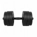 Dumbbells bituminous adjustable 2x10kg REBEL ACTIVE