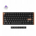 Keychron K8 HE Wireless (K8H-F1) - US Layout - Gateron Magnetic Nebula - Carbon Black (Czarny) Magnetyczna Bezprzewodowa Gamingowa