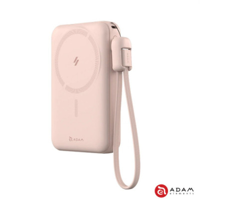 Adam Elements Vionta C2 Pro - magnetic powerbank bezprzewodowy do iPhone/Apple Watch 10000 mAh różowy