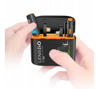 2x Mini Bezprzewodowy 50m 2w1 Usb-c + Iphone Lightning Android Ios / 528c