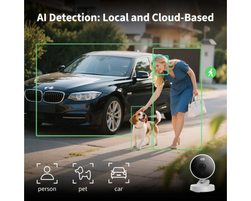 Aqara Sześcian kamery bezpieczeństwa IP wewnętrznej i zewnętrznej 2304 x 1296 px Sufit / Ściana