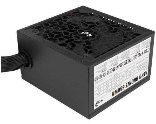 Aerocool ADVANCED TECHNOLOGIES 650 czarny Watt