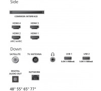 Philips 65OLED76012 165,1 cm (65") 4K Ultra HD Smart TV Wi-Fi czarny