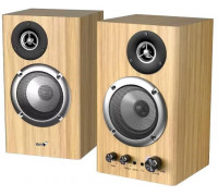 Genius Reproduktor SP-HF1812BT, BT, 3.5mm jack, 50W, jasne drewno