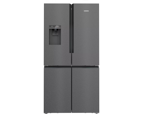 Siemens KF96DPXEA, Freestanding, French door, Grey, Glass, 547 L, SN-T