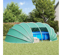 vidaXL Namiot basenowy Green 640 x 432 x 205 cm