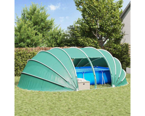 vidaXL Namiot basenowy Green 640 x 432 x 205 cm