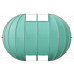 vidaXL Namiot basenowy Green 640 x 432 x 205 cm