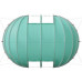 vidaXL Namiot basenowy Green 640 x 432 x 205 cm