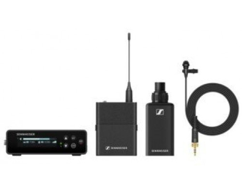Sennheiser EW-DP ENG SET (R1-6) - Zestaw kamerowy z nadajnikiem plug-on i nadajnikiem miniaturowym z mik. ME 2, 520-576 MHz