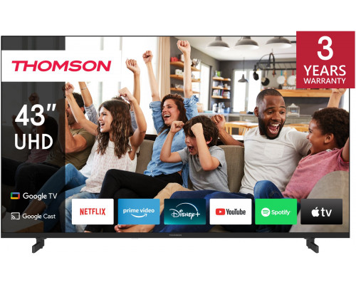 Thomson Q70 Series 109,2 cm (43") 4K Ultra HD Smart TV Wi-Fi Czarny