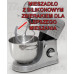 Germin mikser planetarny BERLINGER Mocny 1500W 5,5L 4 mieszadła