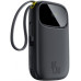 Baseus EnerFill FC31 20000mAh 45W ar displeju z kablami USB-C i Lightning - black