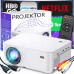Retoo RZUTNIK SMART TV PROJEKTOR WIFI FULL HD 4K 9000lm LED LCD BLUETOOTH ANDROID