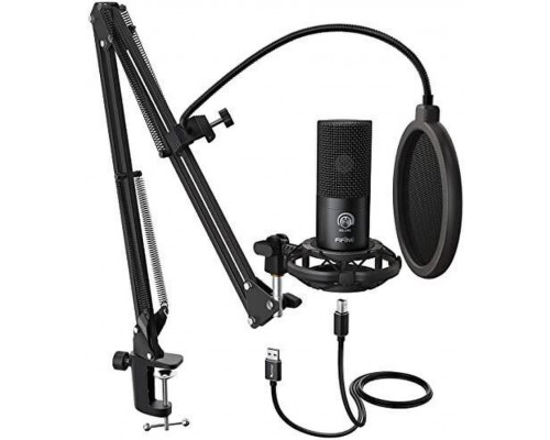 FIFINE T669 mikrofon przewodowy z statywem | USB