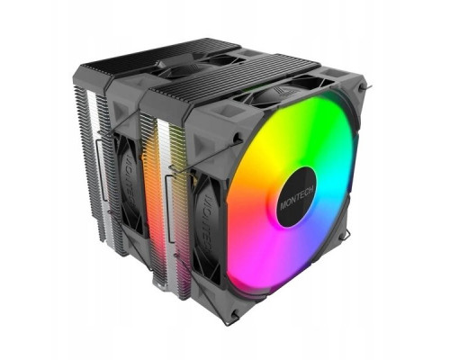 Montech NX600 ARGB Black, chłodzenie CPU