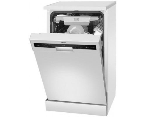 Hansa 10 zestawów szerokość 44.8 cm biały - Wolnostojąca zmywarka do naczyń (ZWM427WH)