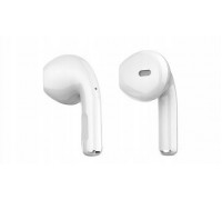 Orava wireless z mikrofonem, USB-C, dotykowe sterowanie, do uszu, IPX3, white