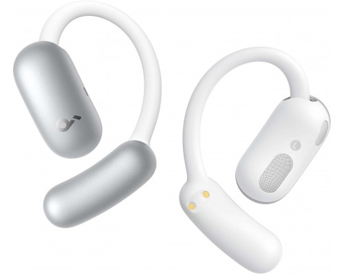 Anker Soundcore AeroFit 2 AI white nauszne, 35 godzin czasu odtwarzania IP55 w tym Asystent AI i tłumaczenie