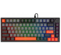 Savio ASTRAL BLACK JADE 3 COLOURS  Gaming USB QWERTY Amerykański międzynarodowy Czarny